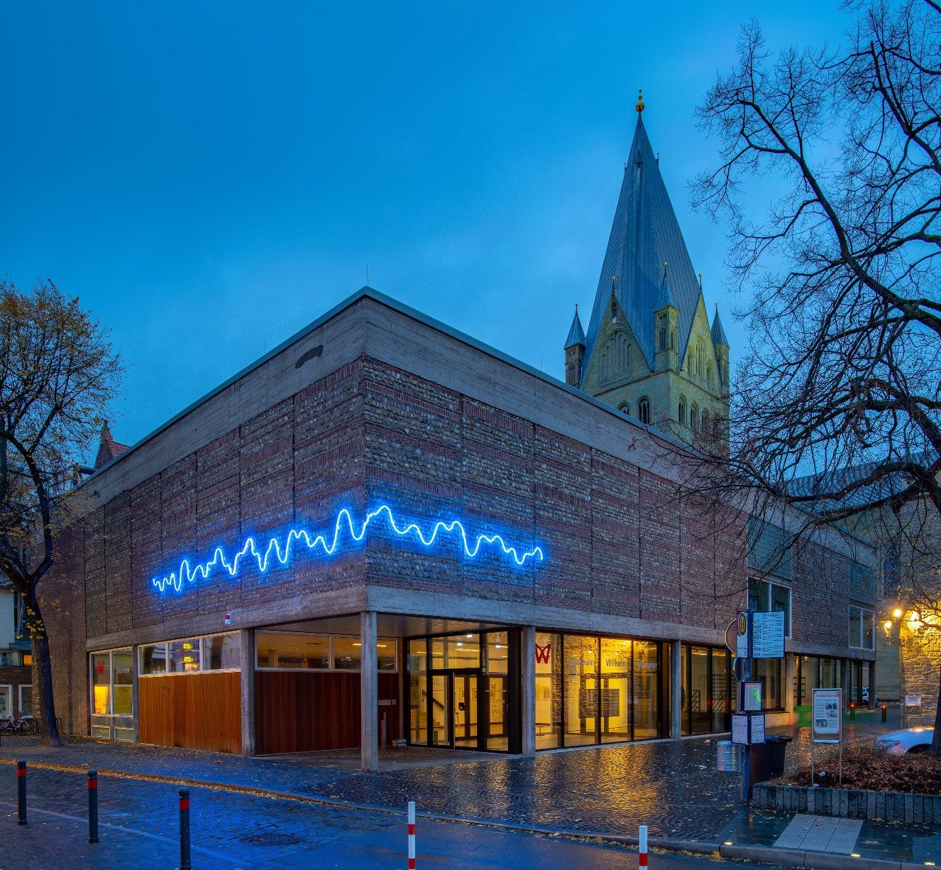 Buitenaanzicht van het Wilhelm Morgner Museum