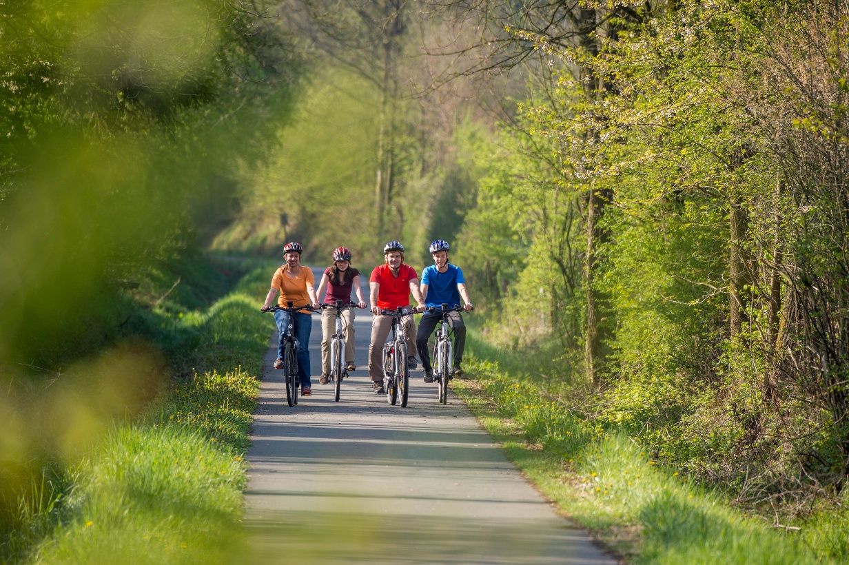 Ontspannen fietsen op oude spoorlijnen