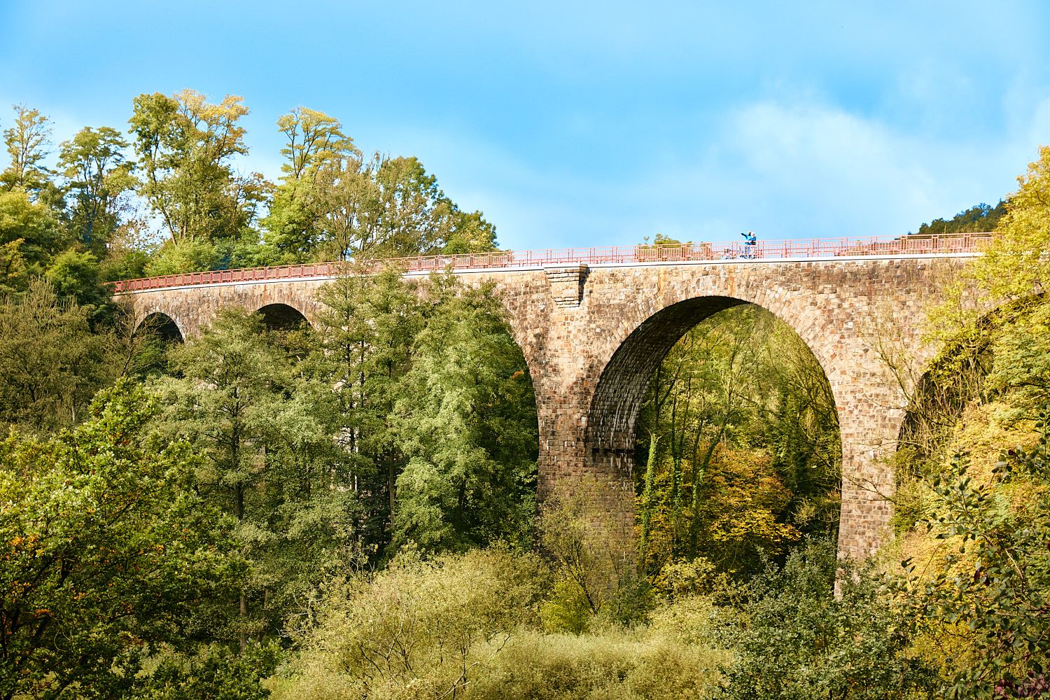 Panorama-fietspad Niederbergbahn, viaduct Ruhrstraße Süd