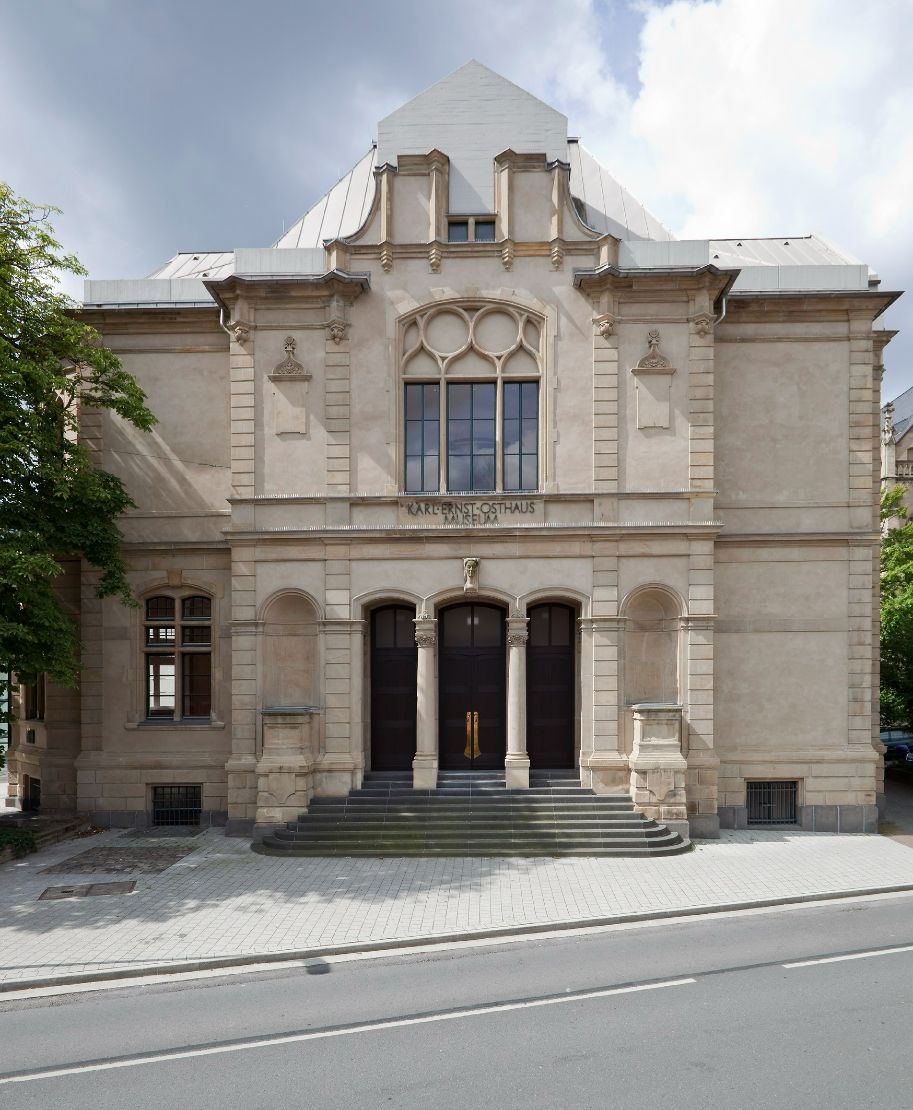 Historisch portaal van het Osthaus Museum Hagen