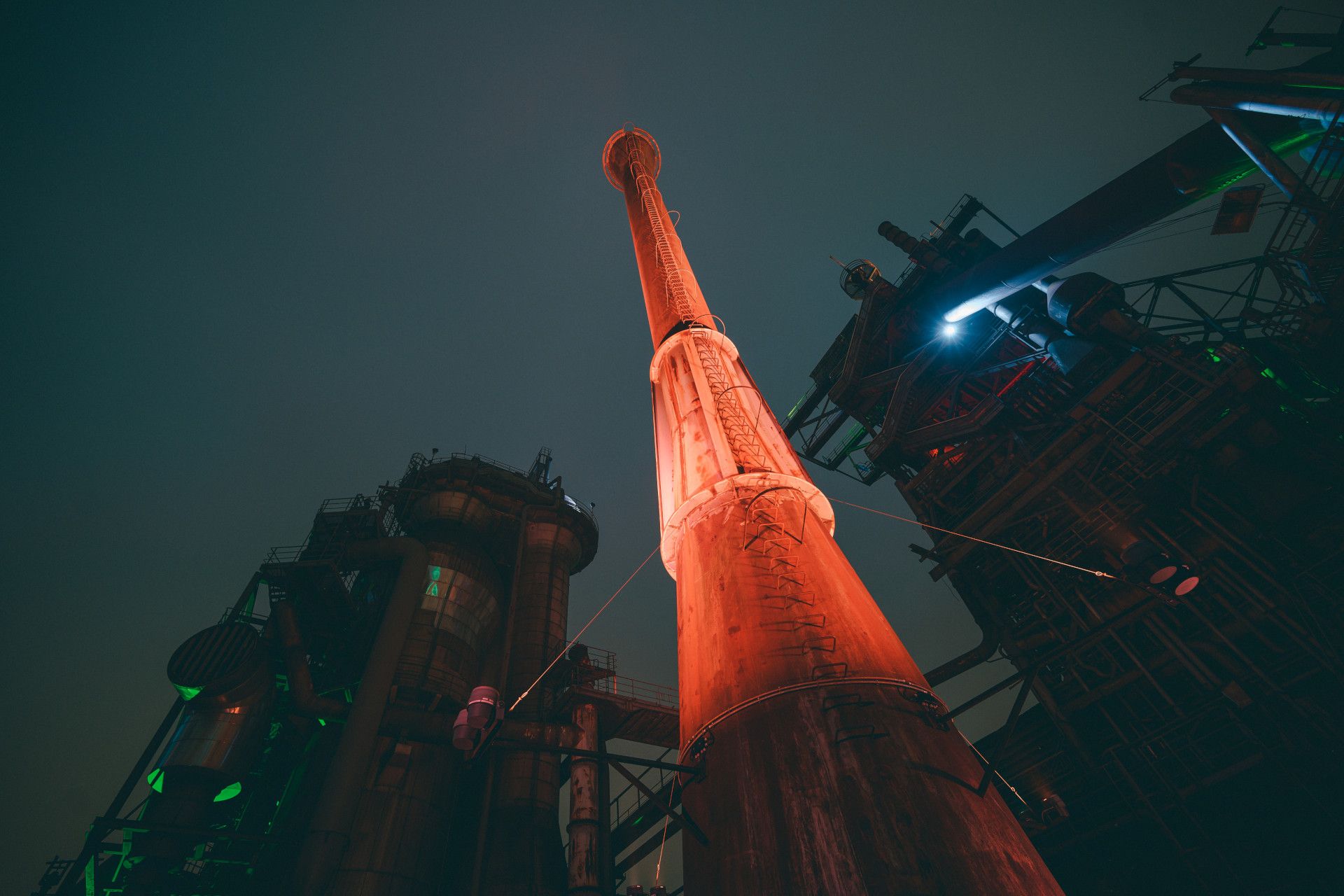 Tourismus NRW e.V., Landschaftspark Duisburg Nord bei Nacht