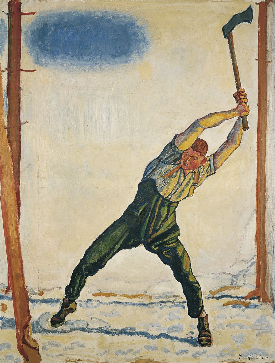 Ferdinand Hodler, De houthakker, 1908/1910