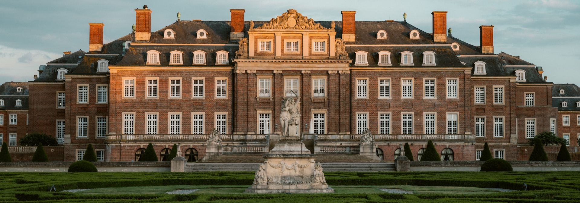 Kasteel Nordkirchen en het park werden ontworpen door de Westfaalse barokke bouwmeester Johann Conrad Schlaun.