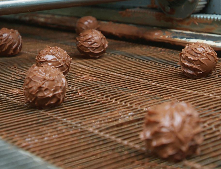 Gasten kunnen de truffelproductie ervaren in het Chocolademuseum in Keulen