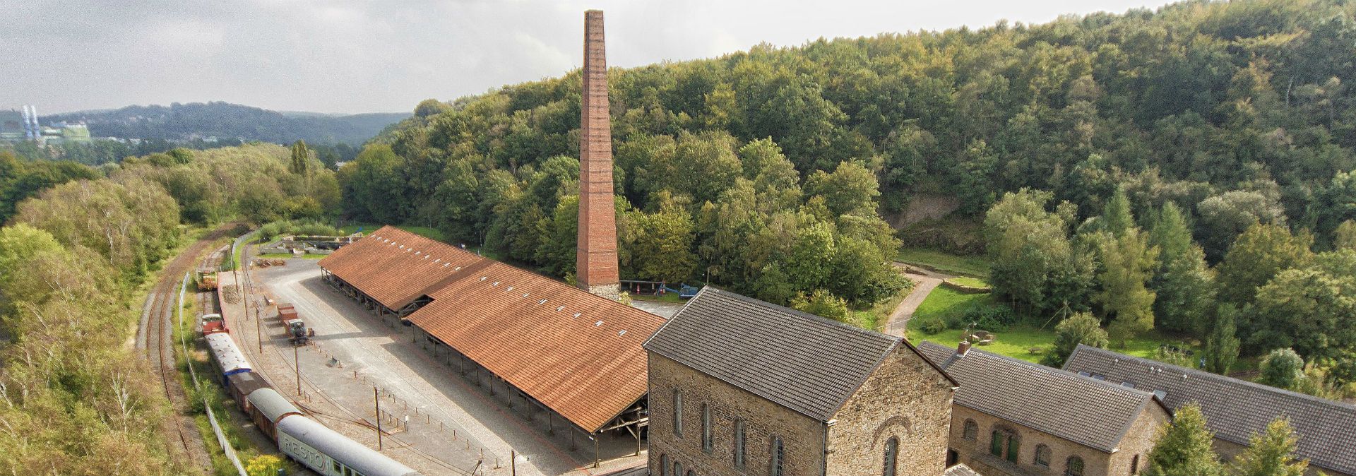 De kolenmijn Nachtigall ligt aan de ingang van de idyllische Muttental vallei in Witten