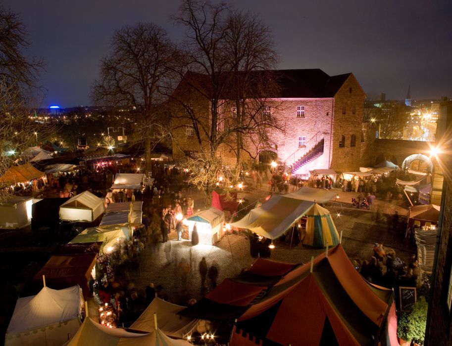 Het kerstkasteel is een van de hoogtepunten van het evenementjaar