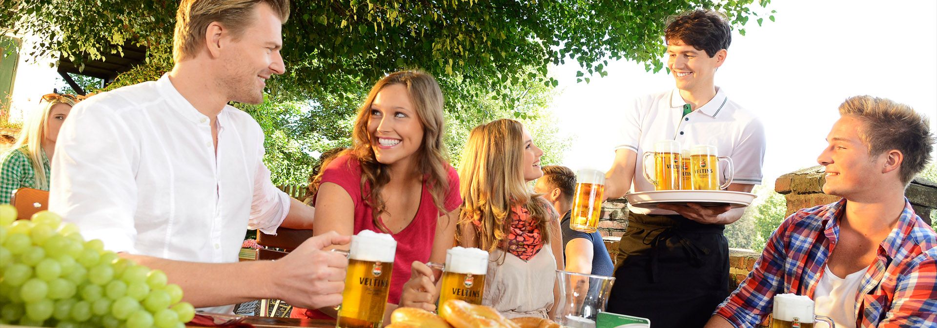 Gezellig samenzijn in de biertuin