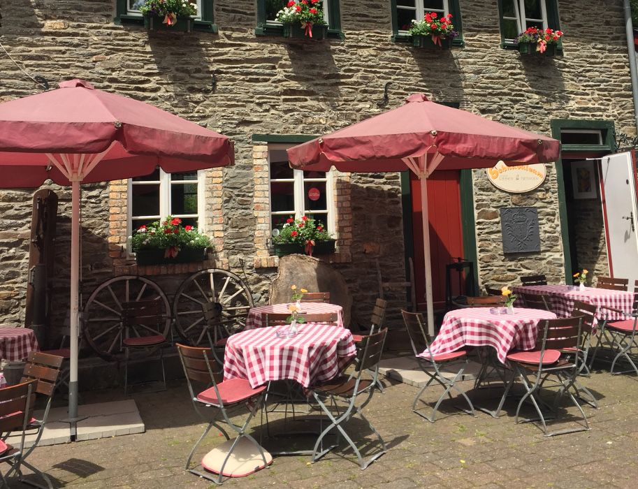 Historische mosterdmolen in Monschau