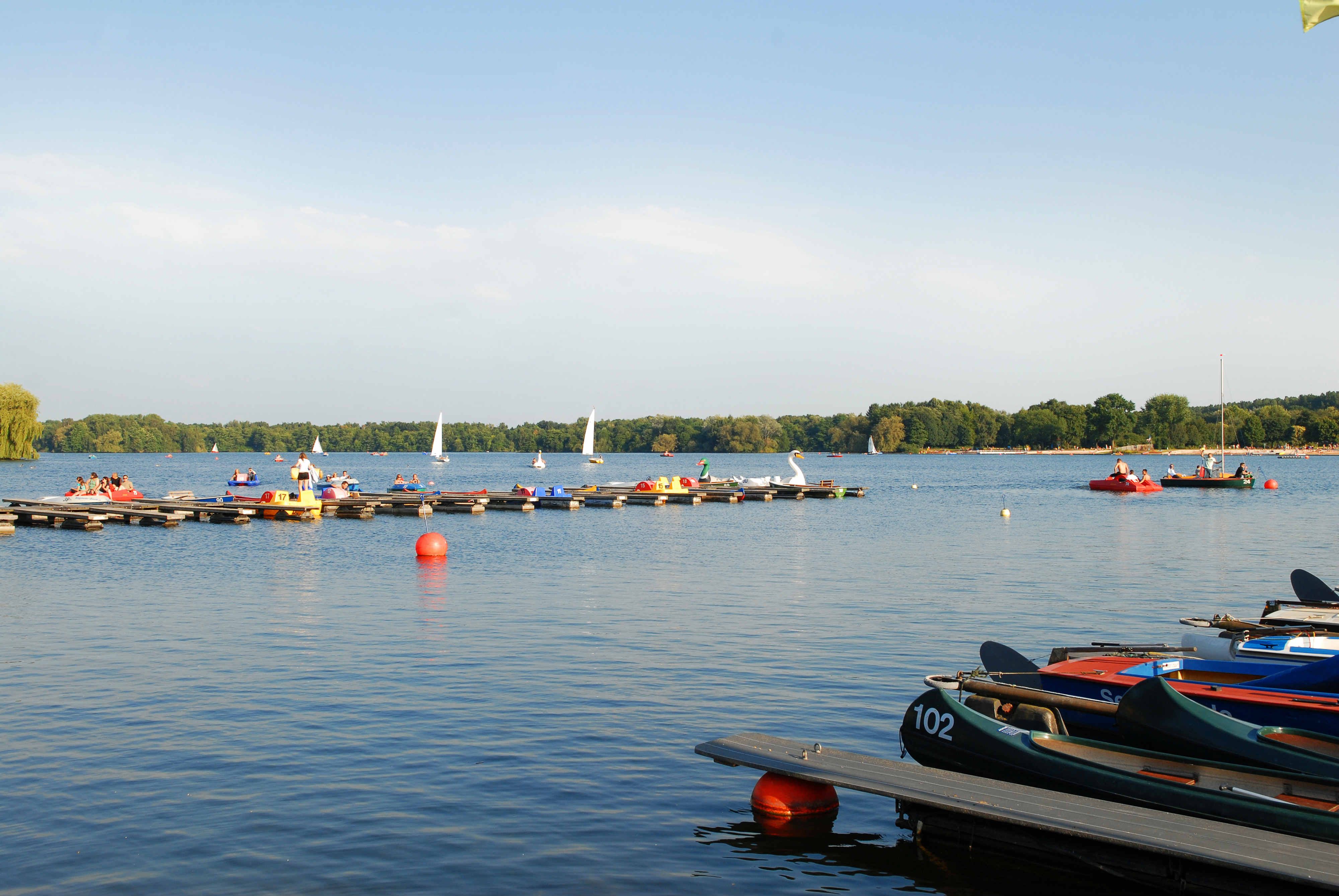 Unterbacher See en het Düsseldorf