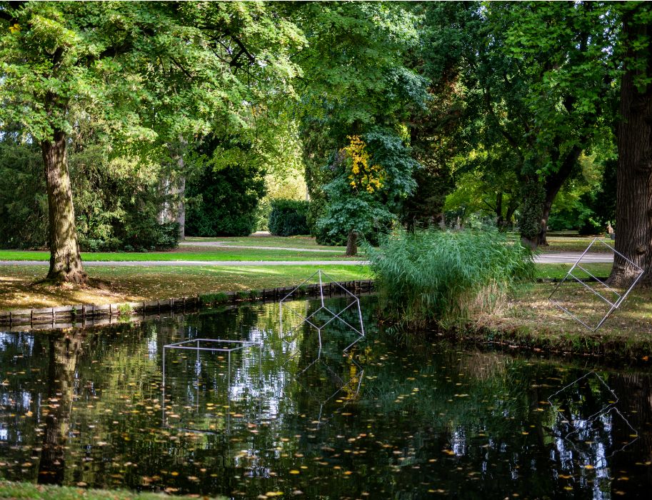 Een tuin vol kunst: het terrein rond het Museum Kurhaus Kleve