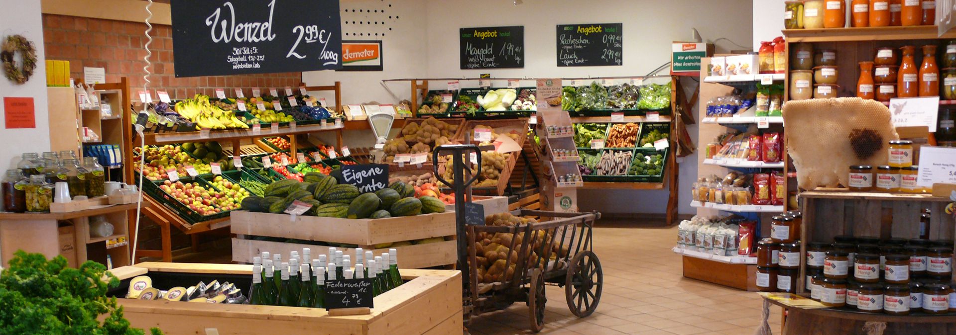 De boerderijwinkel van Biohof Bursch