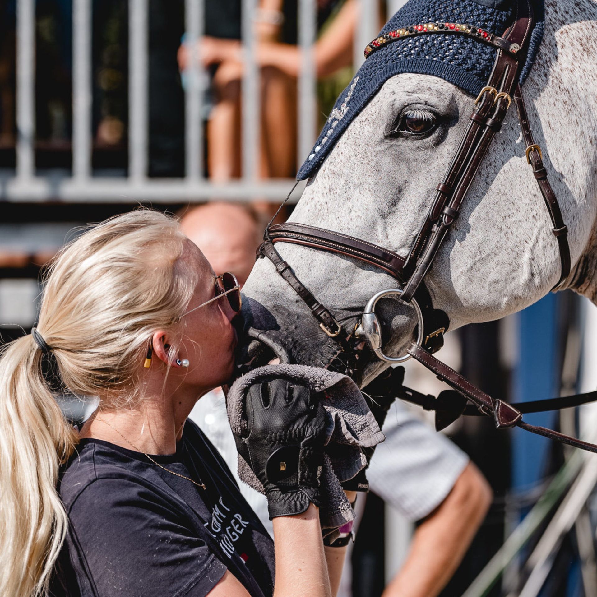 Laura Klaphake en haar paard Quin hebben zich klaargestoomd voor de Marktkauf Cup op het 2024 Tournament of Champions. Ze behaalde de 3e plaats